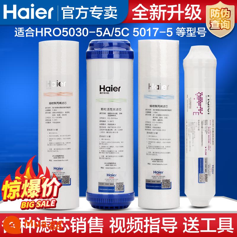 Lõi lọc máy lọc nước Haier HRO5030-5A C 5017 5005 5006 50-DA3 DC3 lõi lọc gốc - Lõi gói ABCE