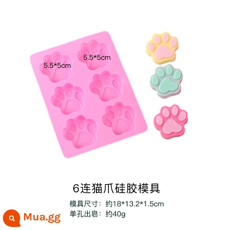 Miễn phí vận chuyển khuôn silicone bộ sưu tập pha lê keo AB keo handmade tự làm gói nguyên liệu nhựa epoxy keo mài mòn móng vuốt mèo - 6 móng vuốt mèo