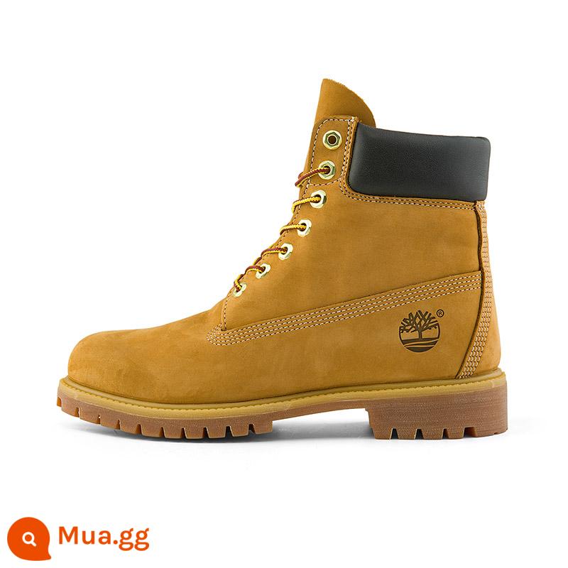 Giày bốt đại hoàng cổ điển dành cho nam và nữ của Timberland không thấm nước 10361/10061 - 10061W/màu lúa mì