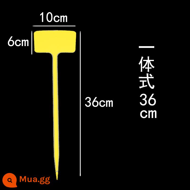 Làm Vườn Nhãn Hoa Vật Có Nhãn Chèn Mặt Đất Ký Chống Nước Làm Vườn Tùy Chỉnh Nhận Dạng Tấm Một 60 Cm Hoa Nhãn - Một mảnh 36 cm màu vàng