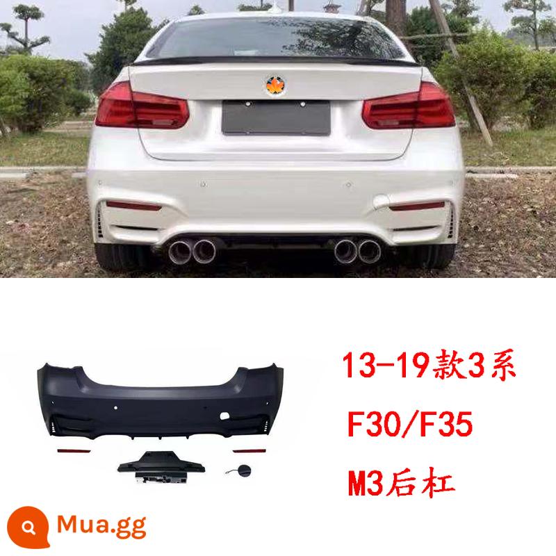 Thích hợp cho XE BMW M3 Vòm M Bộ 3 Series sửa đổi M3 vòm lớn phía trước cản trước F30/F35 ba dòng - Cản sau M3 (an1:1) thu cước