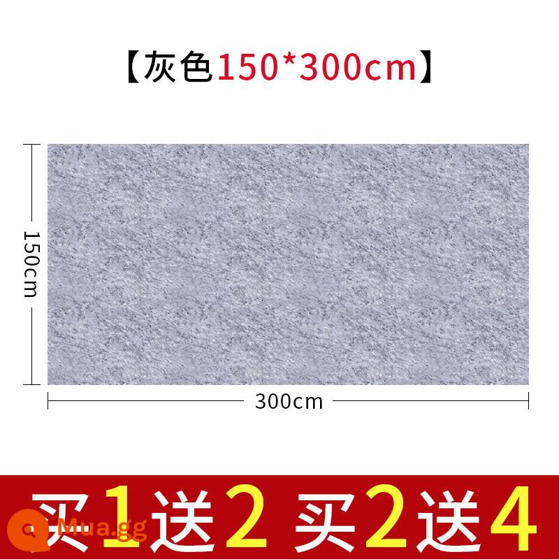 Nỉ nỉ dày thư pháp và cọ vẽ thực hành thư pháp len nỉ đặc biệt viết cọ viết pad nỉ sách vải tranh vải nỉ thư pháp đồ dùng trải bàn học tứ quý tranh trung quốc nỉ pad tranh vải nỉ - Xám dày 5 mm [150 * 300 cm]