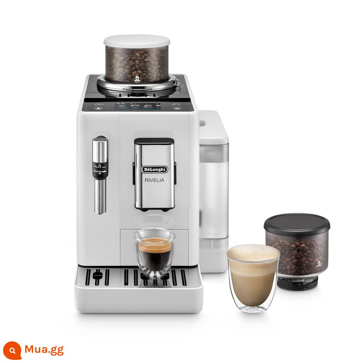 [Sản phẩm mới] Máy pha cà phê hoàn toàn tự động Delonghi R3 xay văn phòng nhỏ kiểu Ý nhập khẩu - ánh trăng trắng