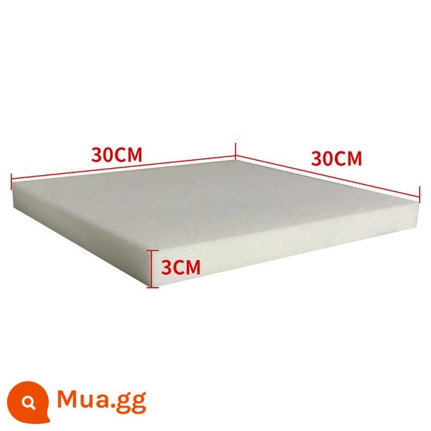 Đệm sofa tùy chỉnh bọt biển mật độ cao đệm bọt biển sofa đệm bọt biển mật độ cao để cai trị cắt bay cửa sổ - Độ dày 3cm, gói dùng thử được vận chuyển theo mặc định