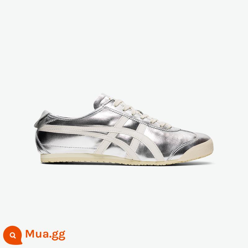 [Cổ điển] Giày thường ngày màu bạc cổ điển Onitsuka Tiger MEXICO 66™ dành cho nam và nữ - bạc/trắng nhạt