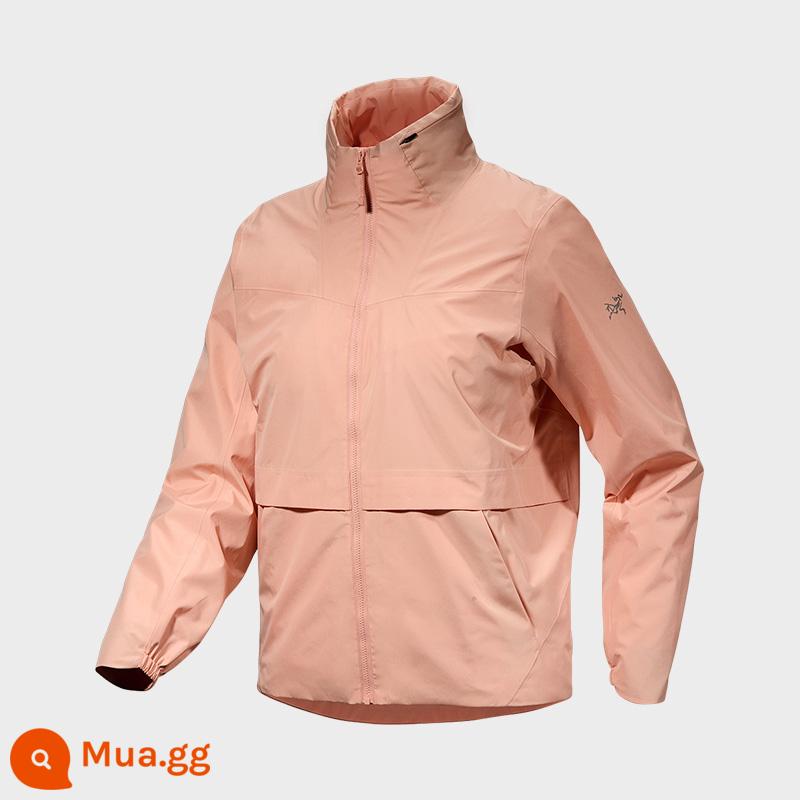 Áo khoác mềm chống gió ARC'TERYX SOLANO JACKET dành cho nữ - LIGHT HAZELNUT/Trái cây màu nâu nhạt