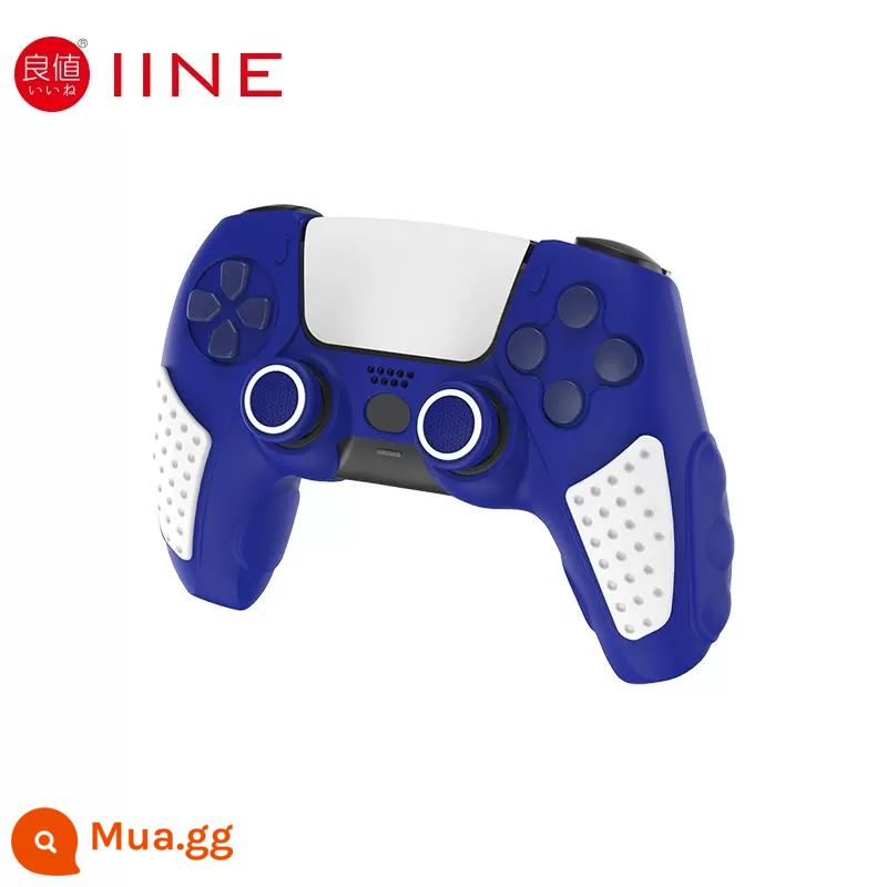 Bao silicon bảo vệ tay cầm PS5 chính hãng Bao silicon bảo vệ tay cầm PS5 Bao bảo vệ tay cầm chơi game PS5 Vỏ mềm chống trượt - Vỏ bảo vệ bộ điều khiển PS5 giá trị tốt God of War Blue L741 Mũ miễn phí