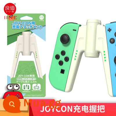 Bộ sạc chỗ tay cầm Nintendo Switch Tay cầm OLED Tay cầm PRO Tay cầm NS JoyCon Tay cầm bộ sạc Tay cầm - Tay cầm sạc JOY-CON hình chữ V màu trắng giá tốt L484