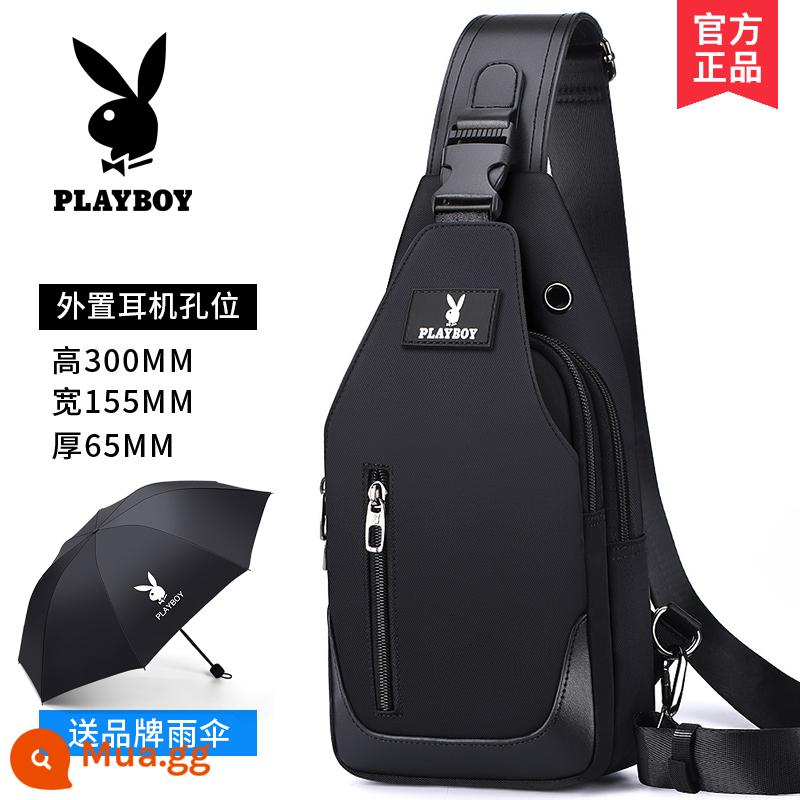 Playboy Nam Ba Lô Một Túi Đeo Vai Nhỏ Vải Ins Triều Thương Hiệu Vai Xéo Dung Tích Lớn Túi Đeo Chéo Ngực - 9007B[Gửi ô]