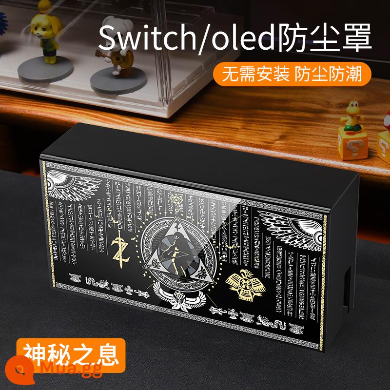 Công tắc che bụi dạ quang Nintendo switcholed máy chủ bảng điều khiển trò chơi hộp cơ sở ns bìa màn hình oled vỏ acrylic trong suốt vỏ bảo vệ hộp băng cassette túi lưu trữ hộp thẻ phụ kiện tản nhiệt - Hơi thở bí ẩn của acrylic √Che bụi [Phổ biến cho Switch/Oled]