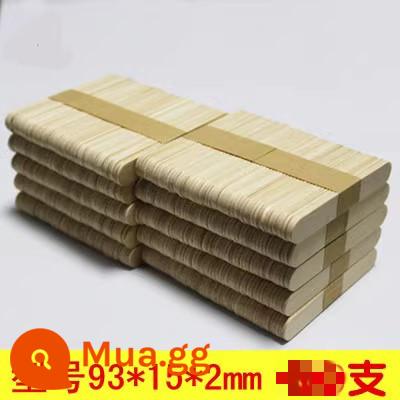 Que kem que gỗ Yidi que kem xây dựng mô hình nhà popsicle stick tự làm chất liệu handmade popsicle stick - Màu gốc 93*15*2mm, 8 bó, khoảng 400 miếng