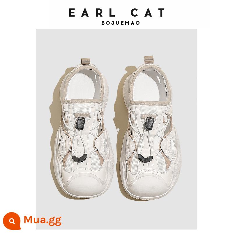 Giày da nhỏ Earl Cat Giày nữ Phúc lợi Chia tay Mẫu Giày Mary Jane Không trả lại hoặc trao đổi trừ khi có vấn đề nghiêm trọng về chất lượng - CY338 màu trắng nhạt