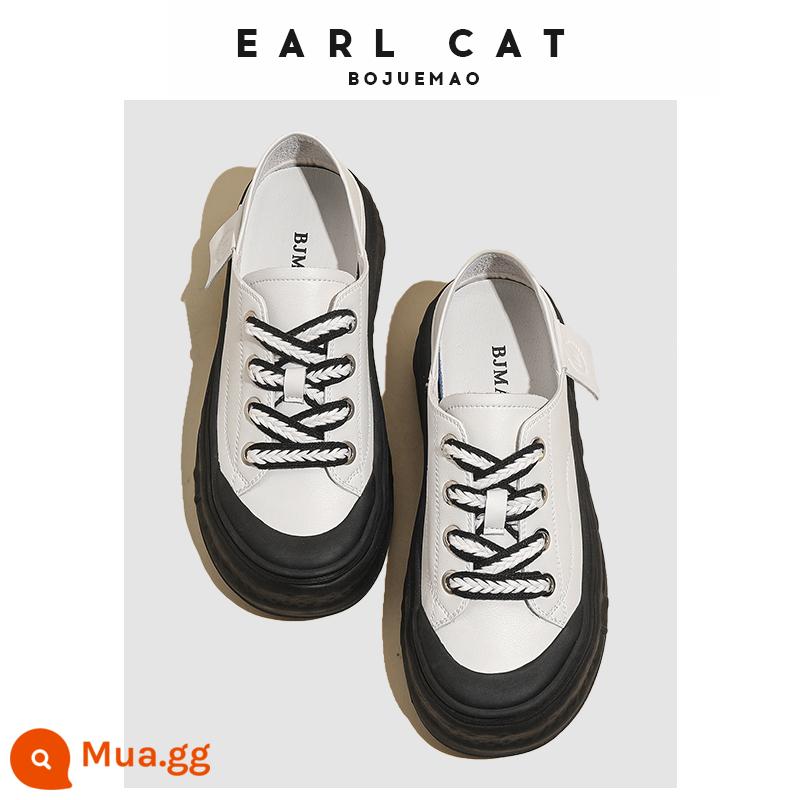 Giày da nhỏ Earl Cat Giày nữ Phúc lợi Chia tay Mẫu Giày Mary Jane Không trả lại hoặc trao đổi trừ khi có vấn đề nghiêm trọng về chất lượng - A453 màu đen