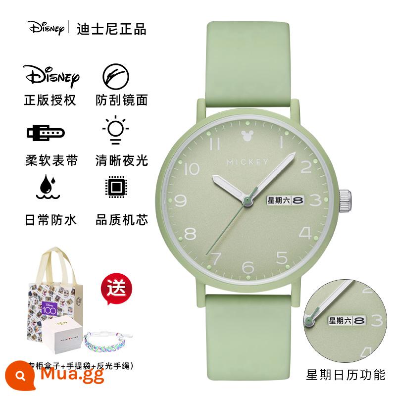 Đồng hồ Disney nữ học sinh cấp 2 giá trị cao học sinh cấp 3 2023 cơ khí chống nước mới kỳ thi đặc biệt - Xanh Bắc Âu