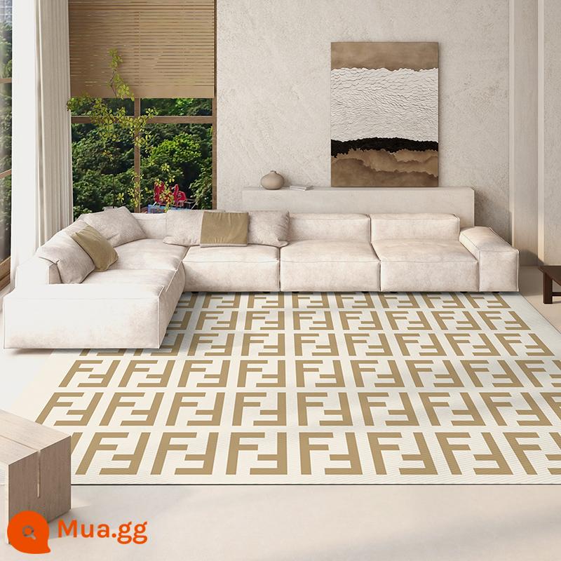 Checkerboard Thảm Da Phòng Khách Thoáng Mát Sàn Miễn Phí Chăm Sóc Chống Nước Giày Lười Dùng Một Lần Bàn Thảm Phòng Ngủ Đầu Giường Chăn - Farman B (mát mẻ và thoải mái)