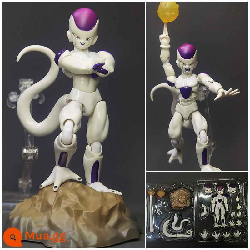 Trong nước shf Dragon Ball mô hình siêu di động Monkey King Vegeta Zamas Saiyan búp bê đồ chơi - Full Frieza (11,5cm có cảnh nhạc rock)