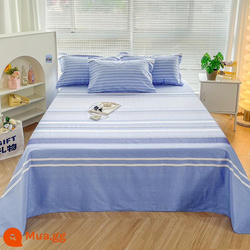 Tấm bông đơn mảnh 100 cotton ký túc xá sinh viên đơn 1.2 mùa đông chăn ga gối 3 bộ chăn ga gối - Giai Điệu Tuổi Trẻ (Đã kiểm định chất lượng: ✅100% Cotton)