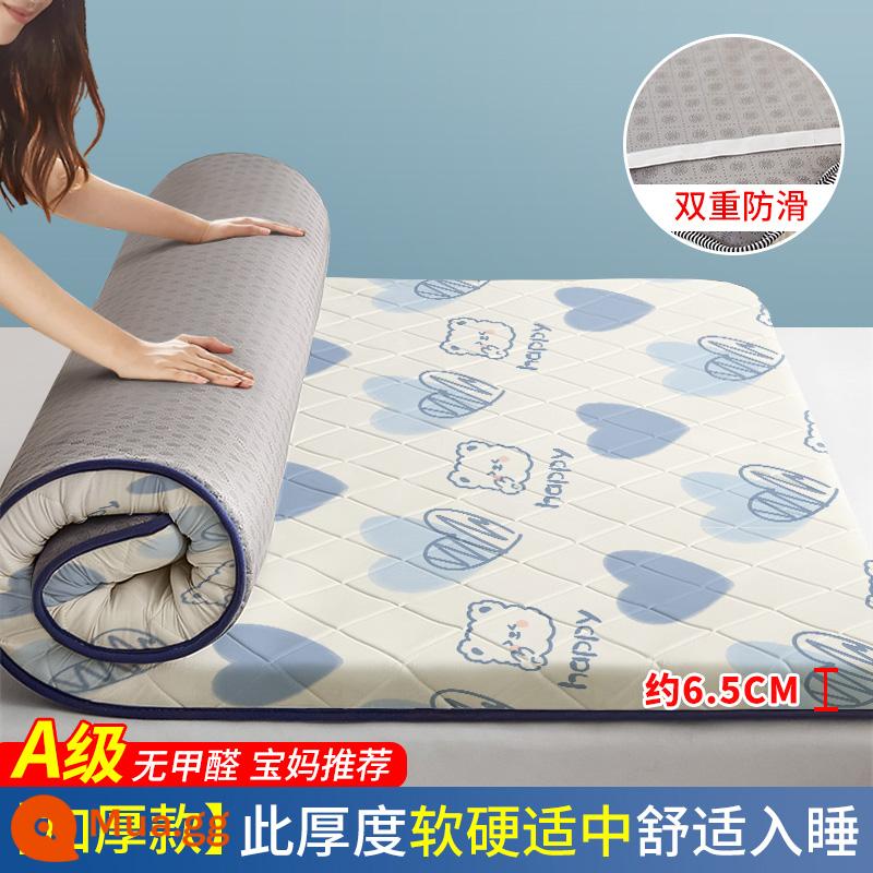 Cho thuê nệm đặc biệt đệm gấp hộ gia đình chiếu tatami nệm ký túc xá sinh viên mùa hè đơn sàn - Care Bears [Phong cách kháng khuẩn dày nâng cấp] 6,5cm