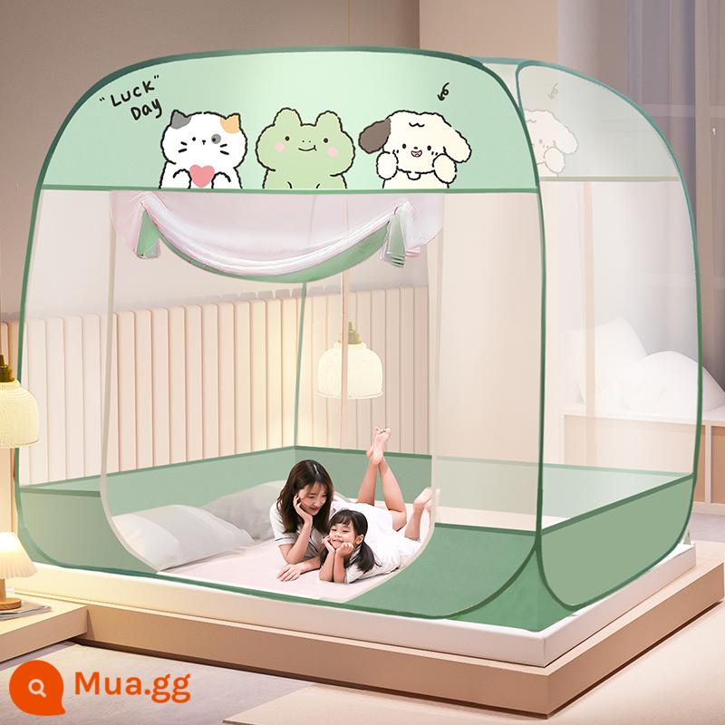 Hộ gia đình mới màn chống muỗi yurt miễn phí lắp đặt phòng ngủ trẻ em cao cấp chống rơi ký túc xá sinh viên tài khoản mẫu 2022 yf - Guagua [không gian rộng rãi kháng khuẩn và chống rơi-ba cửa]