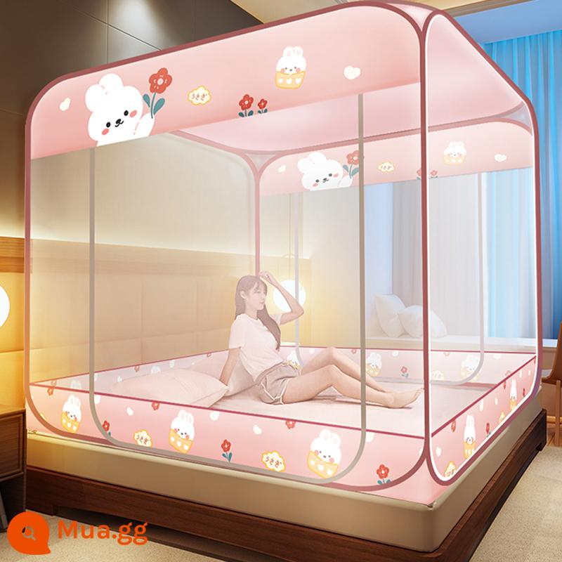 Mùng yurt home 2022 mới chống rơi phòng ngủ trẻ em không cần lắp đặt giường gấp chống ngã cho bé 2023 ww - Mái hoa chống bụi ba cửa