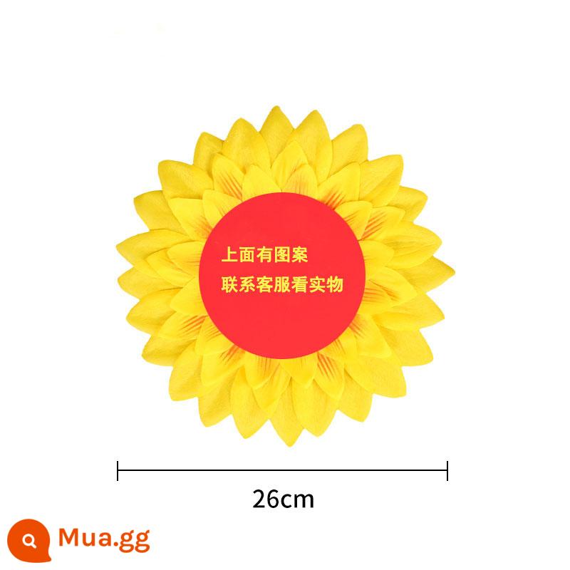 Bàn tay hoa hướng dương màu đỏ với hiệu suất khiêu vũ ngày quốc gia - Kiểu ngôi sao 26 cm [Ưu tiên sưu tầm và mua hàng]