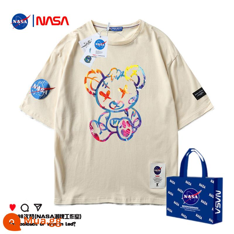 Cửa hàng NASA2022 mới trẻ trung hợp thời trang thương hiệu áo khoác mùa thu ins nam hợp thời trang đồng phục bóng chày thủy triều - 1078-3 kaki giả hai mảnh