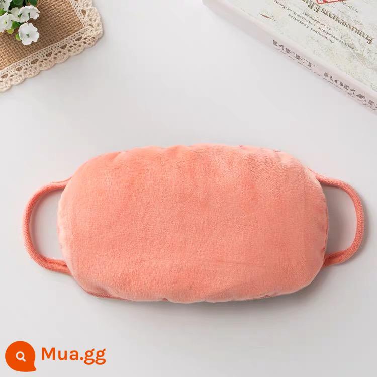 Khẩu trang mùa đông nữ thời trang mùa đông phiên bản Hàn Quốc cá tính hợp thời trang cotton nguyên chất chống bụi thoáng khí nam chống gió ấm lạnh dày dặn - Bột Cánh Tây Kiểu Ấm Và Dày