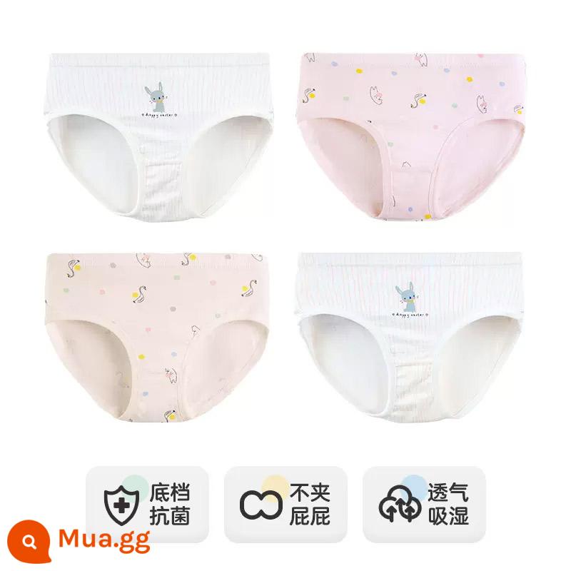 Quần lót trẻ em Inblen bé gái boxer bé gái modal cotton tam giác bé trung và lớn quần đùi boxer trẻ em - 15268