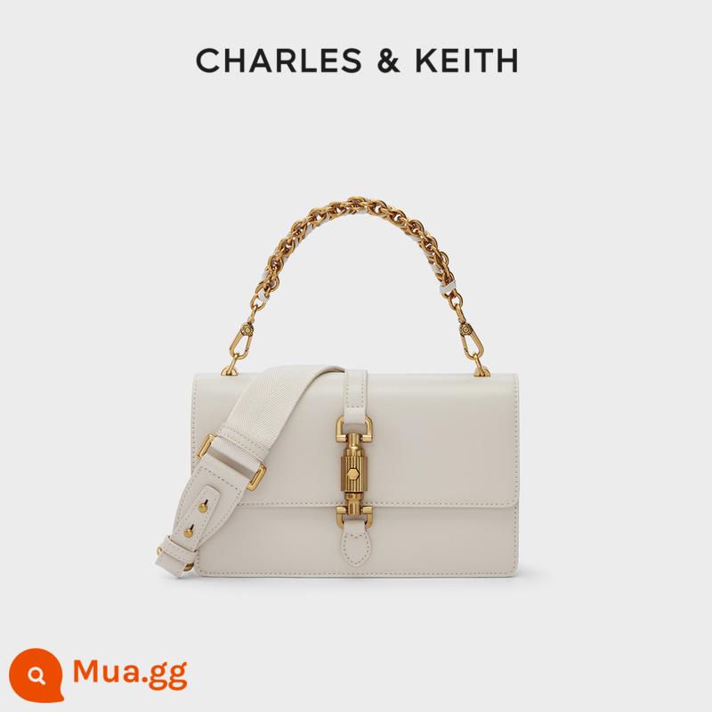 Cô gái vẽ tranh sơn dầu CHARLES&KEITH CK2-20671271 Ms. - Kem trắng sữa