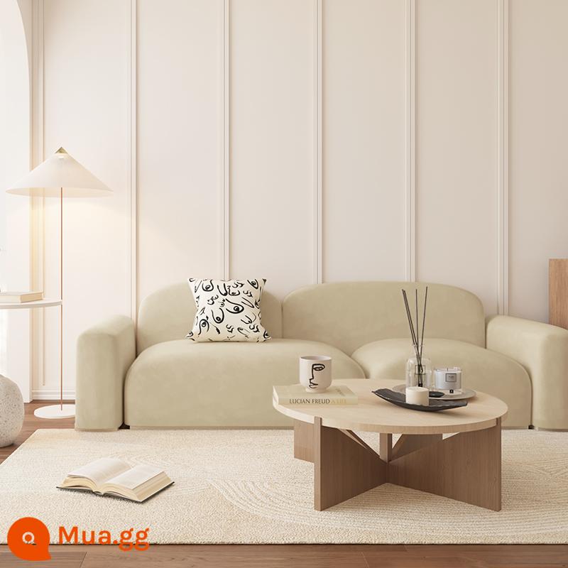 [Sản xuất bởi công chúa] Vỏ bọc sofa màu kem bao gồm tất cả các loại vải bọc đàn hồi vải bọc cố định chống trượt - Cà phê sữa dừa