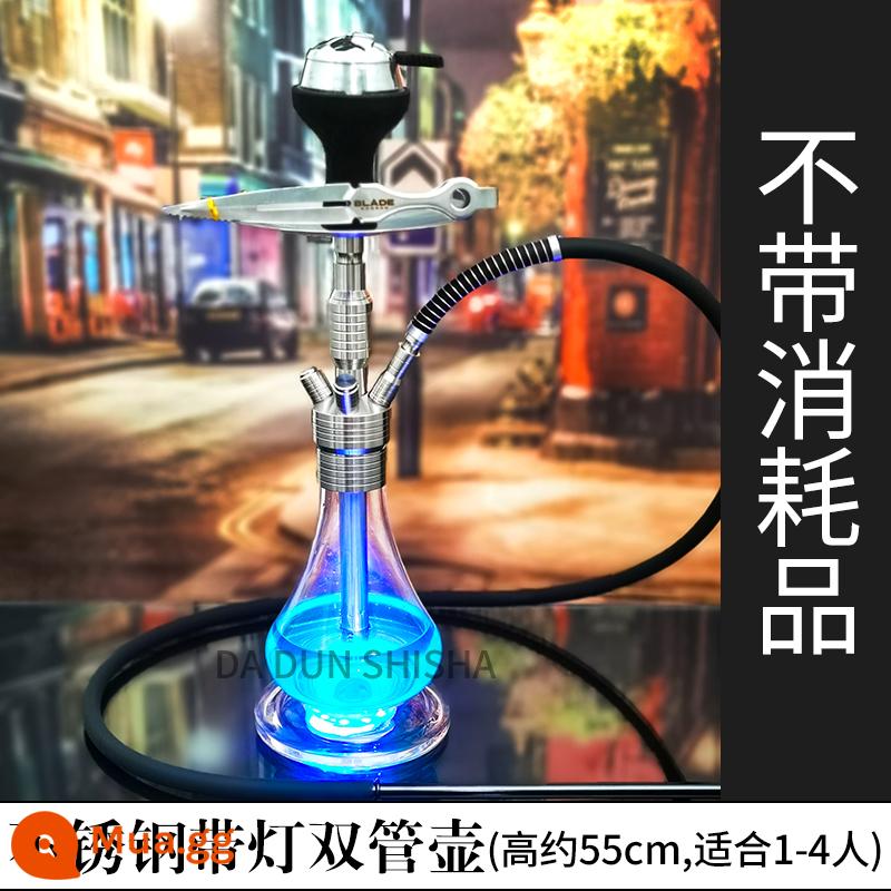 Ả Rập hookah toàn bộ thanh KTV chuyên dụng nhỏ vừa và lớn shisha hookah dán hàng tiêu dùng đầy đủ miễn phí vận chuyển - Vải kaki màu thẫm