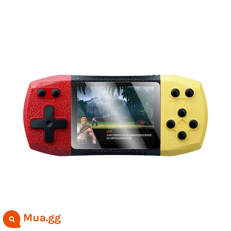 Tay cầm chơi game xuyên biên giới mới G620 cầm tay độc lập mini trò chơi cổ điển màn hình màu xanh đỏ đồ chơi trẻ em quà tặng - Đỏ và vàng [đơn]