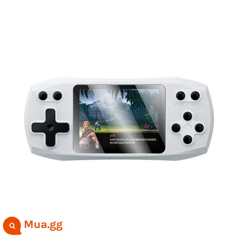 Tay cầm chơi game xuyên biên giới mới G620 cầm tay độc lập mini trò chơi cổ điển màn hình màu xanh đỏ đồ chơi trẻ em quà tặng - trắng [đơn]