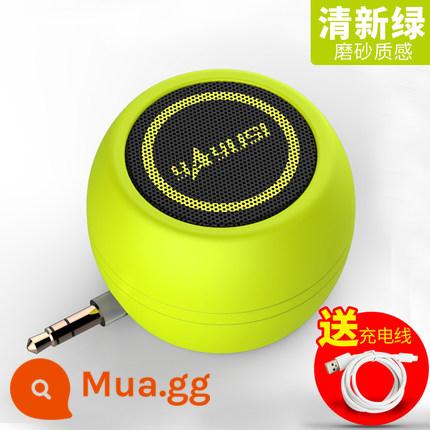 Loa nhỏ trong dòng điện thoại di động phổ thông bộ khuếch đại máy tính Apple typec audio mini loa ngoài loa ngoài máy nghe nhạc di động ipad nhỏ bộ khuếch đại âm thanh màn hình phẳng - Loa cắm trực tiếp phong cách mờ - xanh tươi