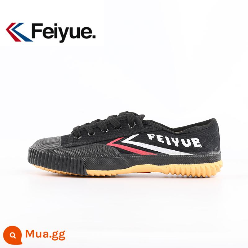 Giày Feiyue, giày thể thao điền kinh, giày vải nội địa cổ điển retro cho nam và nữ, giày trắng cho cặp đôi, hợp thời trang - 1-501 màu đen (giáo viên khuyên dùng)