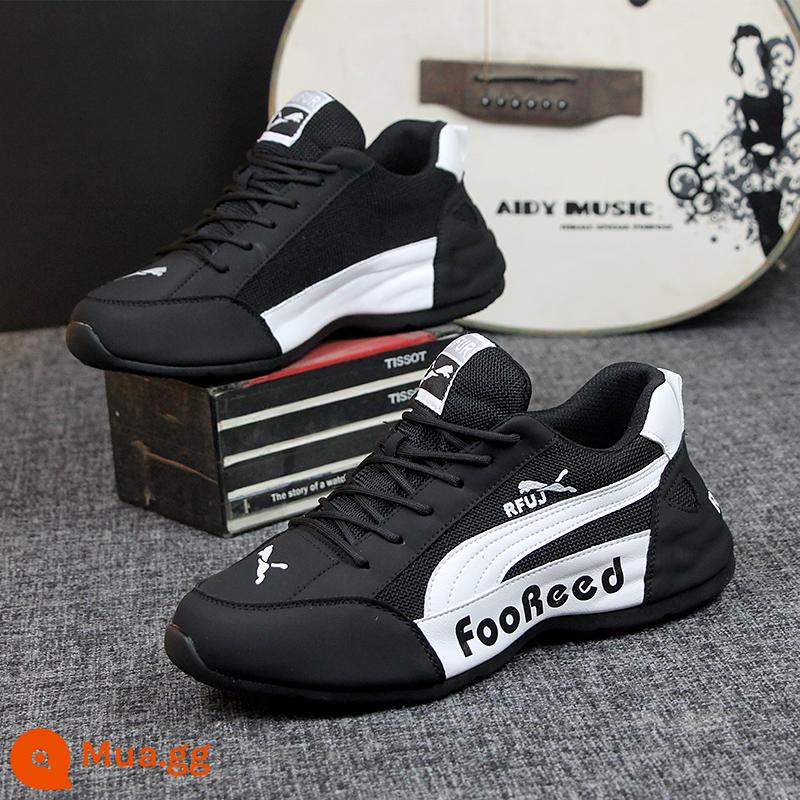 Daddy Shoes Nữ Mùa Xuân 2023 Mới Thoáng Khí Nam Nữ Pipon Giày Đế Mềm Bề Mặt Mềm Nhẹ Giày Thể Thao Thông Thường - đen [lưới]