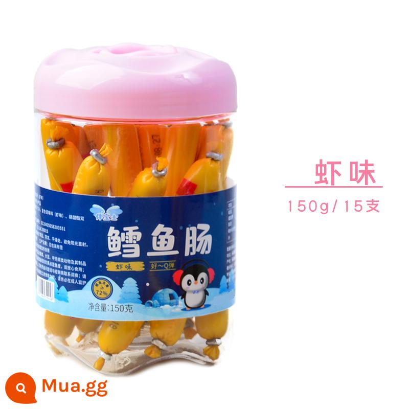 72% thịt cá tuyết không surimi với xúc xích tôm hương vị cá tuyết dành cho trẻ em Baoshi baby xúc xích bò xúc xích giăm bông 150g non-baby - 1 lon xúc xích cá tuyết vị tôm