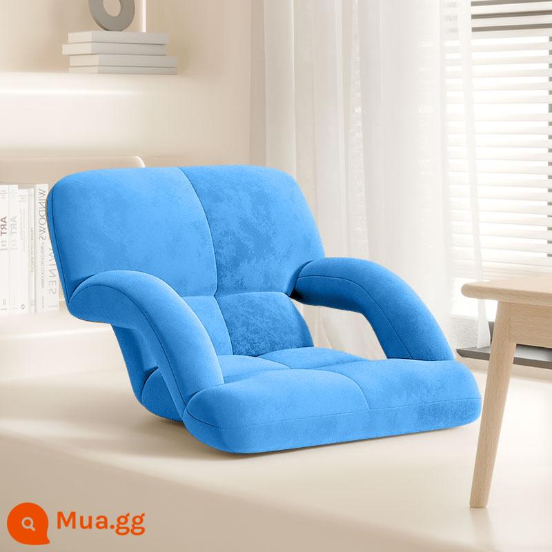 Đệm sàn đệm lười tích hợp cửa sổ bay ghế đệm giường sofa tatami nhật bản có tựa lưng - [Phong cách tiêu chuẩn] Màu xanh da trời siêu mềm