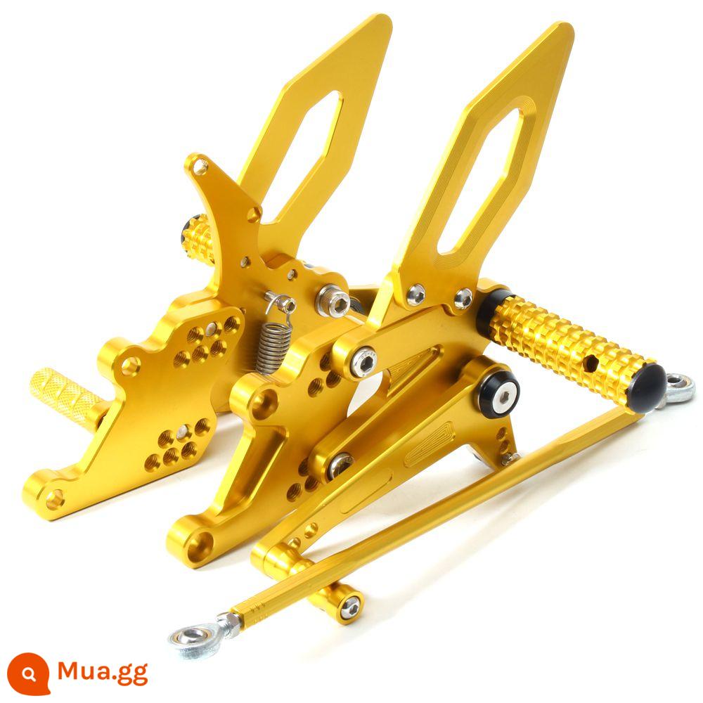 Thích hợp cho 20-22 QJ Jinqing đuổi theo cuộc đua Huanglong 600 600 BJ BNTNT được sửa đổi để tăng chiều cao và di chuyển lên bàn đạp - Bàn đạp nâng mới (vàng)