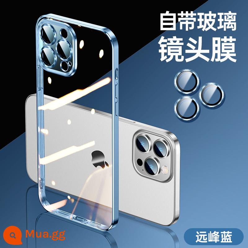 [SF Express] Áp dụng cho ốp điện thoại di động Apple 14ProMax iPhone14Pro mới trong suốt 13 ốp bảo vệ chống rơi 14plus ống kính bao gồm tất cả 12 silicon siêu mỏng cao cấp cảm giác nam và nữ i - [Xanh Yuanfeng] Đi kèm với phim ống kính ★Không bị ố vàng★Có lưới chống bụi