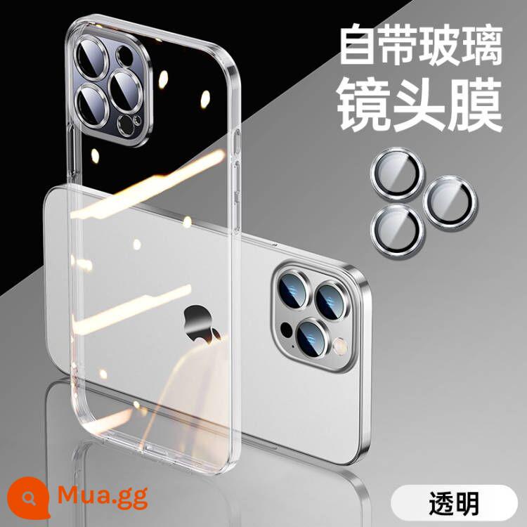 [SF Express] Áp dụng cho ốp điện thoại di động Apple 14ProMax iPhone14Pro mới trong suốt 13 ốp bảo vệ chống rơi 14plus ống kính bao gồm tất cả 12 silicon siêu mỏng cao cấp cảm giác nam và nữ i - [Hoàn toàn trong suốt] Đi kèm với miếng dán ống kính ★Không bị ố vàng★Có lưới chống bụi