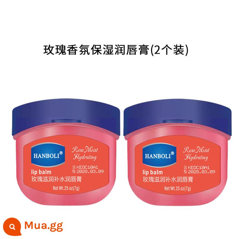 Han Poli Vaseline Classic Repair Dưỡng Ẩm Hương Hoa Hồng Son Dưỡng Môi 7G Son Dưỡng Môi Dưỡng Ẩm Mặt Nạ Môi Nam Nữ - Hoa hồng+Hoa hồng[2 chai]