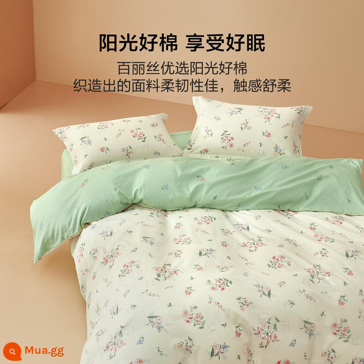 Belles cotton vỏ chăn đơn bộ chăn ga gối đơn đôi vỏ chăn trẻ em - Vỏ chăn bông Xiaohua