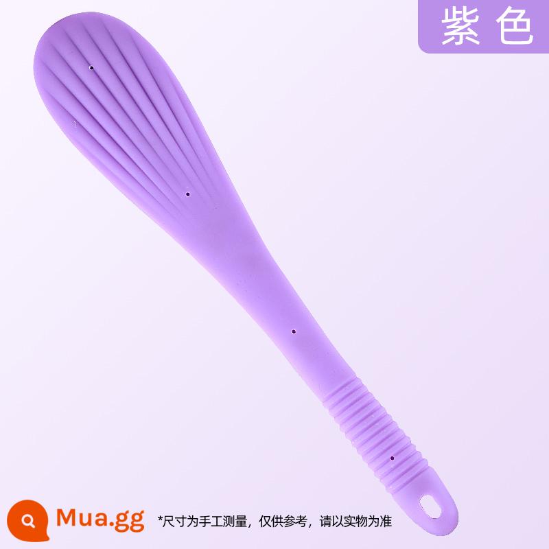 Pat Sha board, silicone kinh tuyến pat, chế độ chăm sóc sức khỏe đặc biệt, tập thể dục toàn thân, búa, gậy massage lưng và lưng cho chân - Mô hình tích hợp silicon sò điệp tím 36cm + bản đồ huyệt