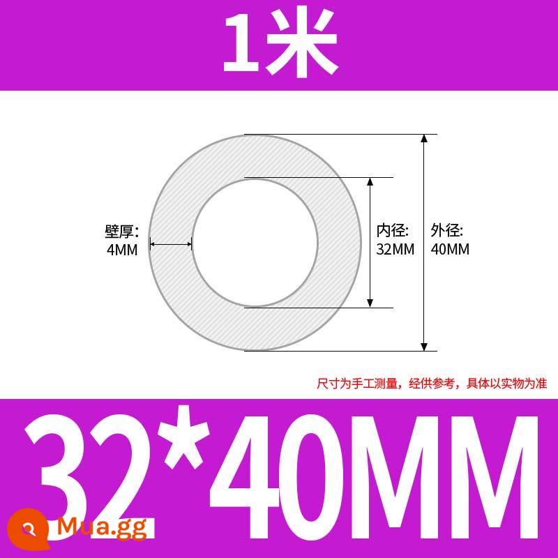 Vòi silicone vòi ống cao su chịu nhiệt độ cao cao su silicone ống nước 2/3/4/5/6/8/10/12/16/19mm - 32*40 (giá 1 mét