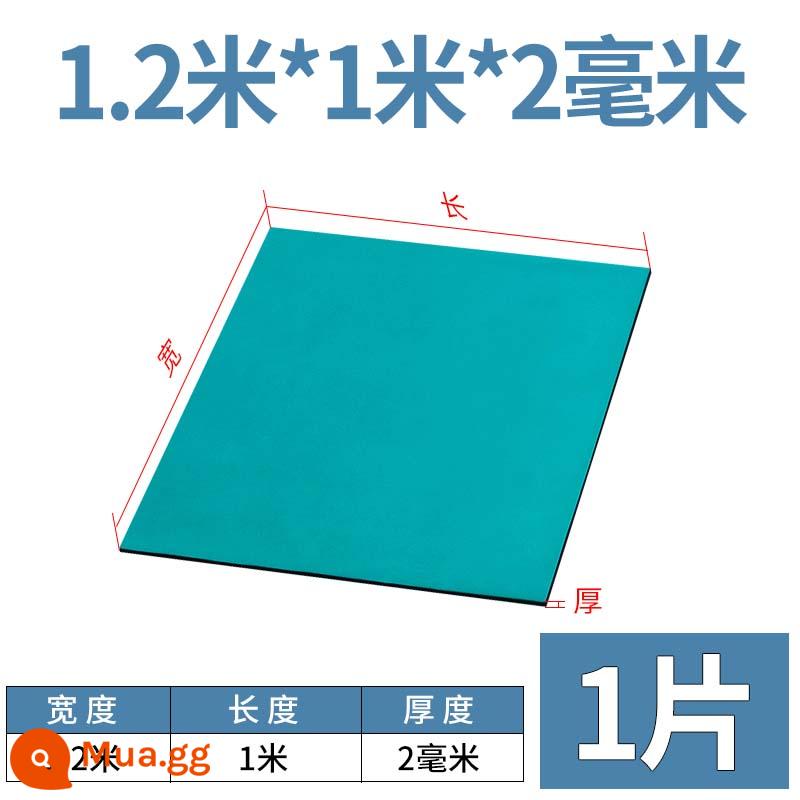Thảm trải bàn chống tĩnh điện bàn làm việc cao su sửa chữa thảm nhựa tĩnh đệm da bàn thí nghiệm thảm cao su chịu nhiệt độ cao - 1,2m * 1m * 2mm