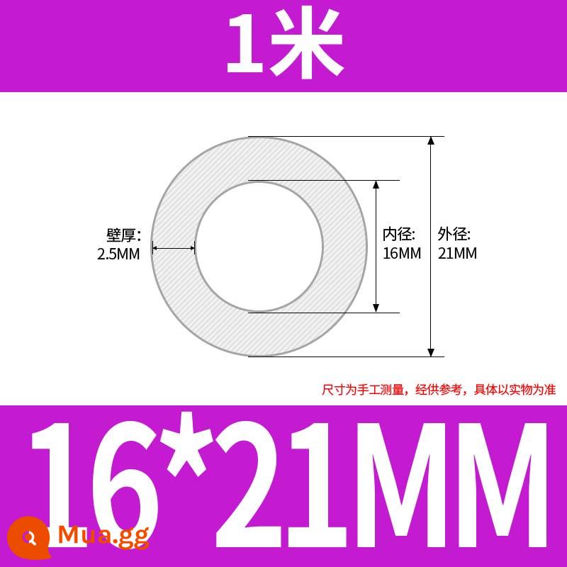 Vòi silicone vòi ống cao su chịu nhiệt độ cao cao su silicone ống nước 2/3/4/5/6/8/10/12/16/19mm - 16*21 (giá 1 mét