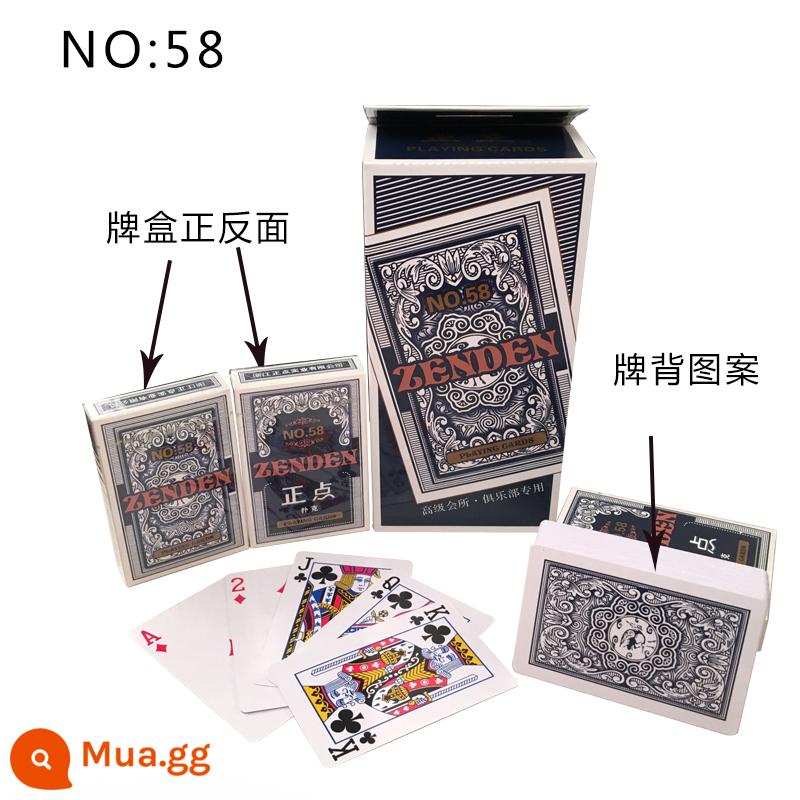 Bộ bài poker đúng giờ FCL 100 đôi 8845 nhà máy bán hàng trực tiếp chính hãng dày phòng cờ vua và bài với giá sỉ rẻ - Đúng giờ số 58