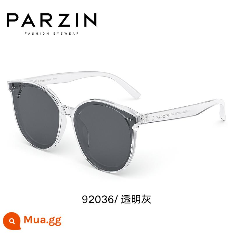 Kính Mát Parsons Nữ Show Face Cá Tính Phiên Bản Hàn Quốc Lái Xe Ngoài Trời Nylon Kính Mát Hợp Thời Trang Hợp Thời Trang Kính Mát Nữ Che Nắng Kem Chống Nắng - Màu xám trong suốt [92036 không phân cực]