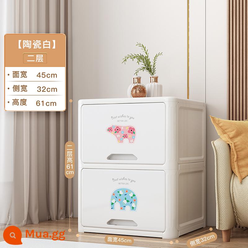 Jiapu Range Cabinet Phòng khách Định vị một tủ tường tủ đồ ăn nhẹ Tủ đồ ăn nhẹ MULTI -LAYER Hộp lưu trữ lớn - In-2 lớp